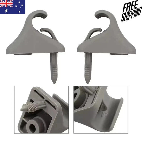 2x Sun Visor Clip Left/Right Side Grey For Hyundai Getz 2002-2011 852351C300QS