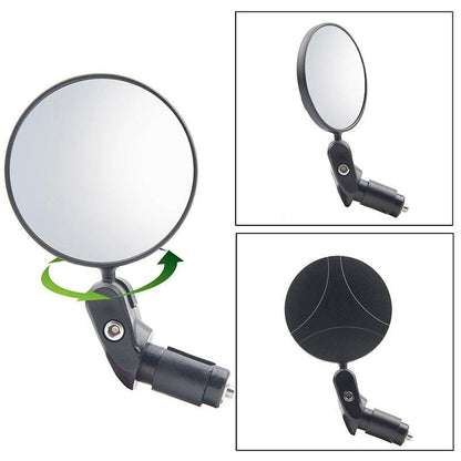 1pc MTB Mountain Bike Rearview Mirror Bicycle Handlebar Convex Rear View Mirror
