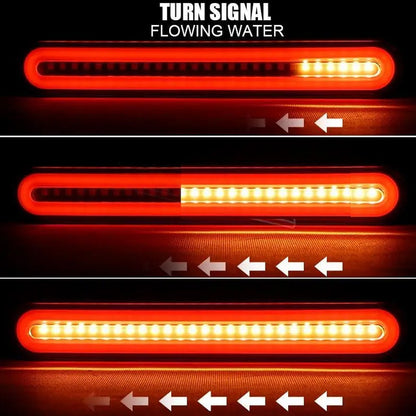 2 x 3in1 LED Tail Light Sequential Turn Signal Stop DRL 12-24V Ute Trailer Truck