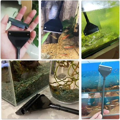 304SS Aquarium Stainless Steel Algae Scraper Blade Fish Tank Glass Cleaner AU