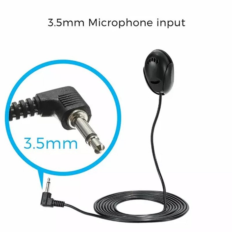 Universal 3.5MM Car Radio External Microphone For GPS Bluetooth Stereo Receiver