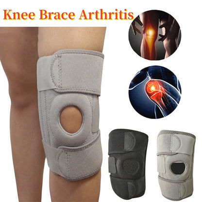 Knee Brace Arthritis Support Stabilizer Strap Wrap Open Adjustable Sports Guard