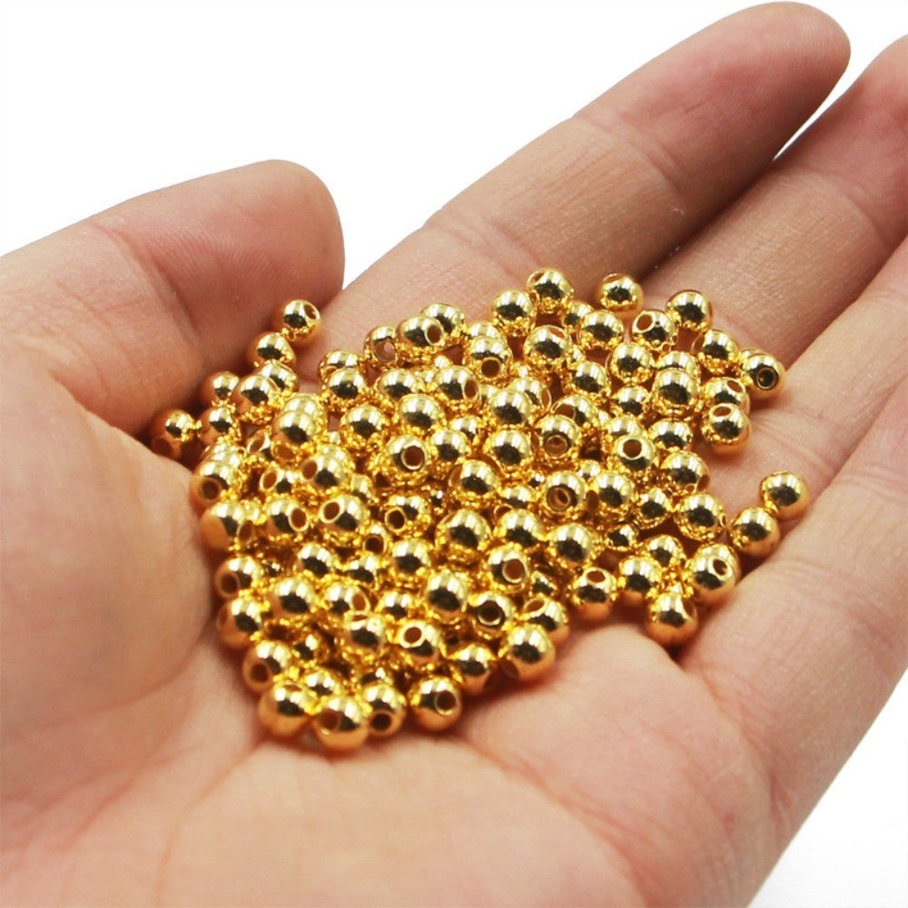 3.0mm/4.0mm/5.0mm Fly Tying Material Silver/Gold Fishing Bead  Fly Fishing