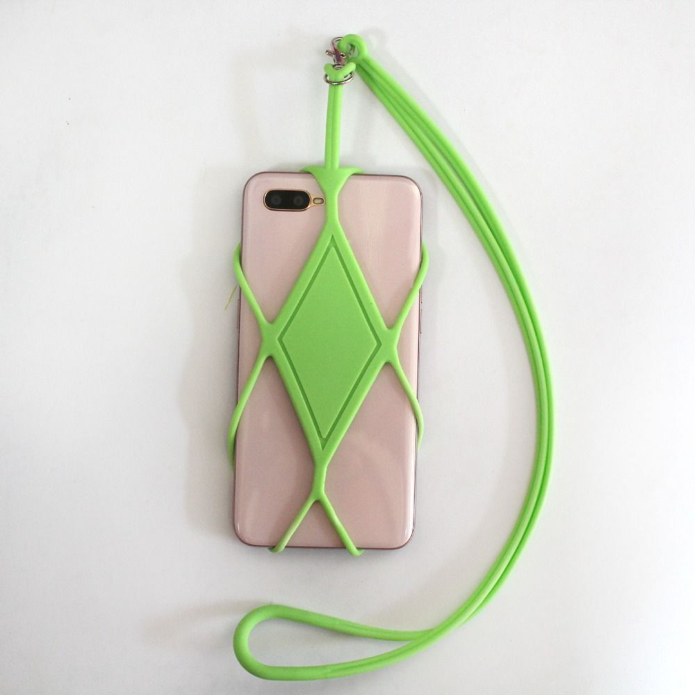 Silicone Cell Phone Strap Cord Holder Neck Lanyard Necklace  Universal