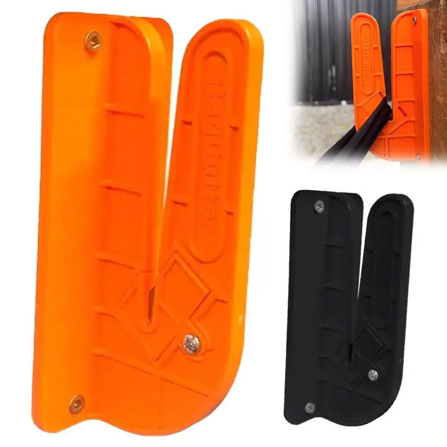 Wall-Mounted Rag Cutter, The Orange Rag Cutter, Rag Cutter Wall Mount
