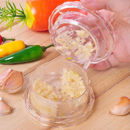 Clear Manual Garlic Twister & Ginger Mincer Tool