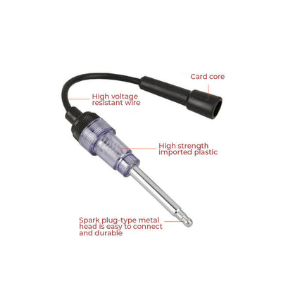 Spark Plug Tester In Line Ignition System Detector Coil Test Tools Engine AU