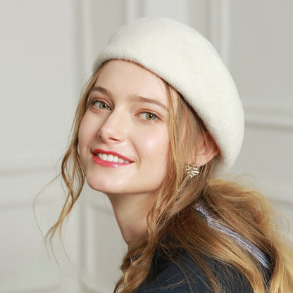 Womens Winter Beanie Beret Newsboy Hat Warm Wool Style Cap Ladies AU Pack Set