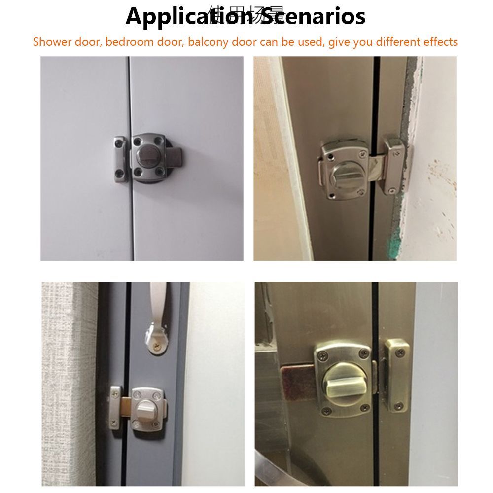 Rotatry Switch Zinc Alloy Gate Latch Sliding Door Lock Door Latch Door Bolt