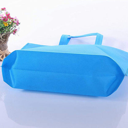 10Pack Reusable Shopping Bags Eco Storage Travel Tote Grocery Bag Non Woven AU