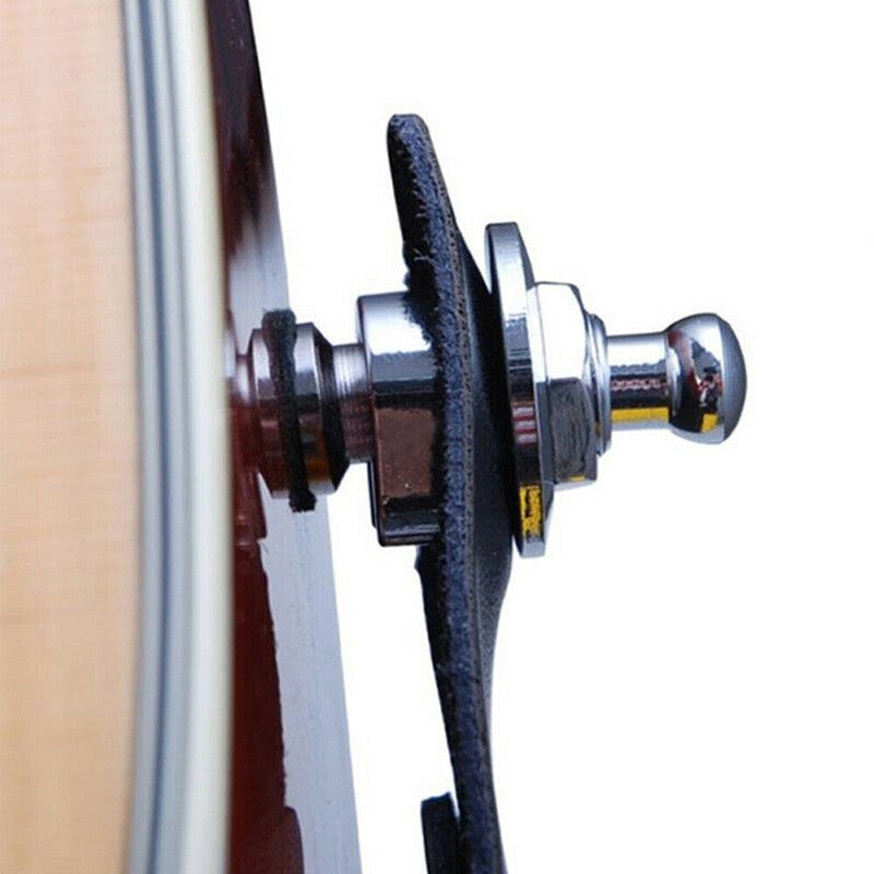 Buttons Straplocks Bass Replacement Strap Locks Electric Acoustic Guitar AU
