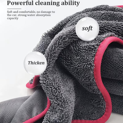 SEAMETAL 600GSM Premium Towels Car Care Wash Towel Ultra-Absorbent Drying Cloth