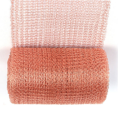 6/10 Metres Pure Copper Mesh Knitted Soffit Mesh Rats Rodent Slug Snail Control