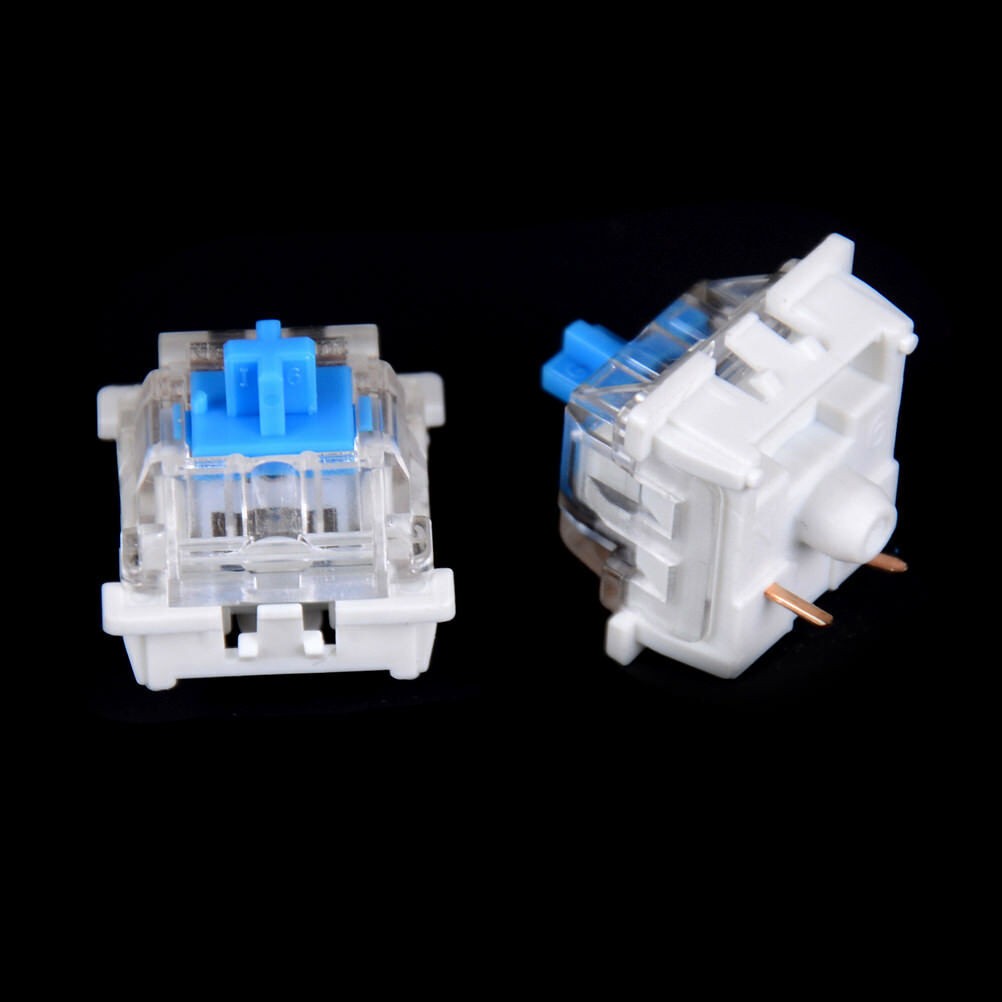 Mechanical Keyboard Switches, Blue Clicky 3-Pin 10/20/50/100Pcs