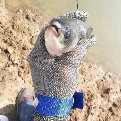Safety Cut Proof Stab Resistant Glove Stainless Steel Metal Mesh Butcher Gloves