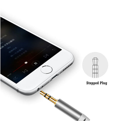 3.5MM MALE TO MALE AUX CABLE CORD CAR AUDIO PC HEADPHONE JACK FOR CAR AND PHONE