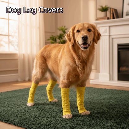 Anti-dirty Pet Elbow Protector Elastic Knitted Dog Leg Warmer  Sports Sheath