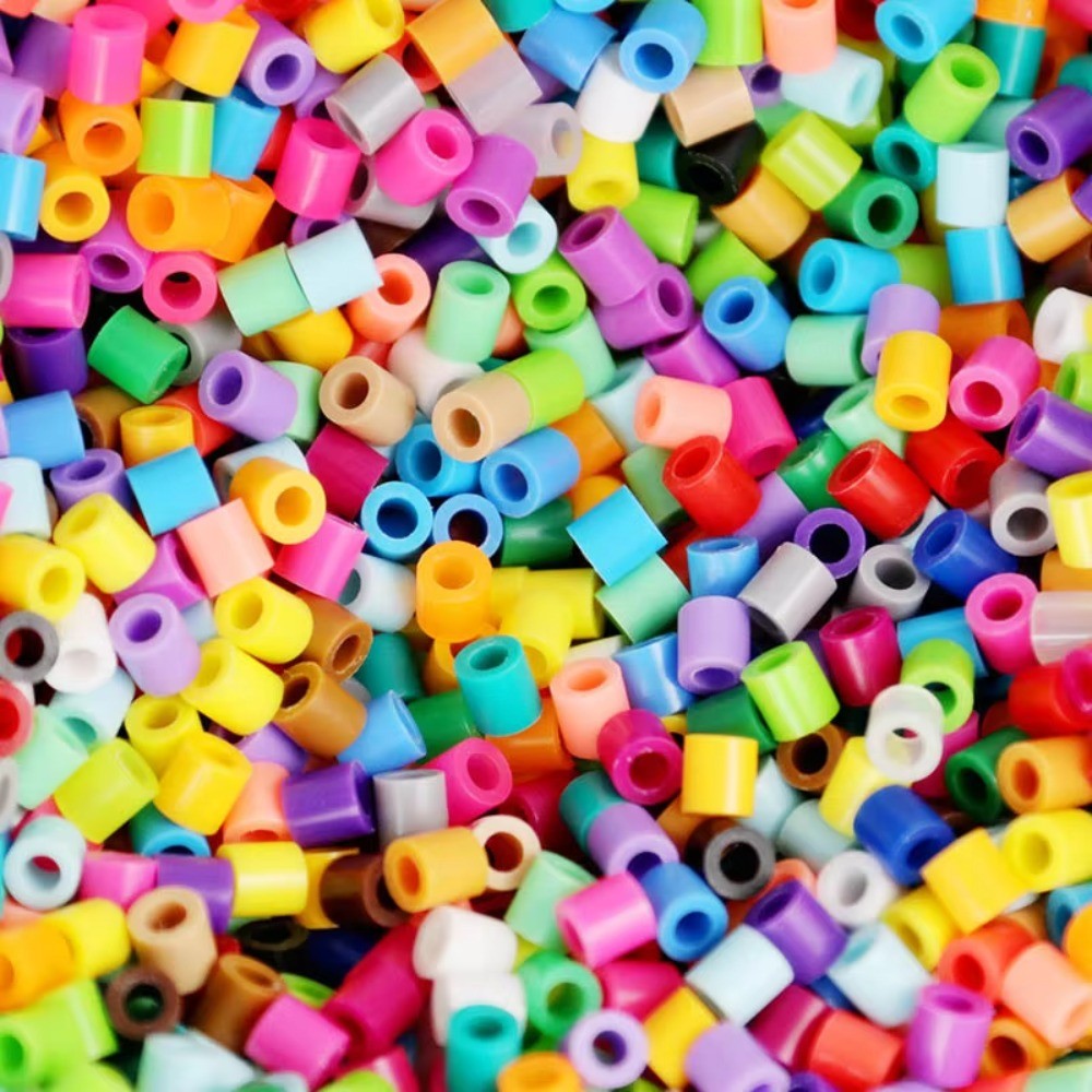 1000pcs 2.6mm Mini Perler Hama Beads 3D Puzzle Beads  Children Learning