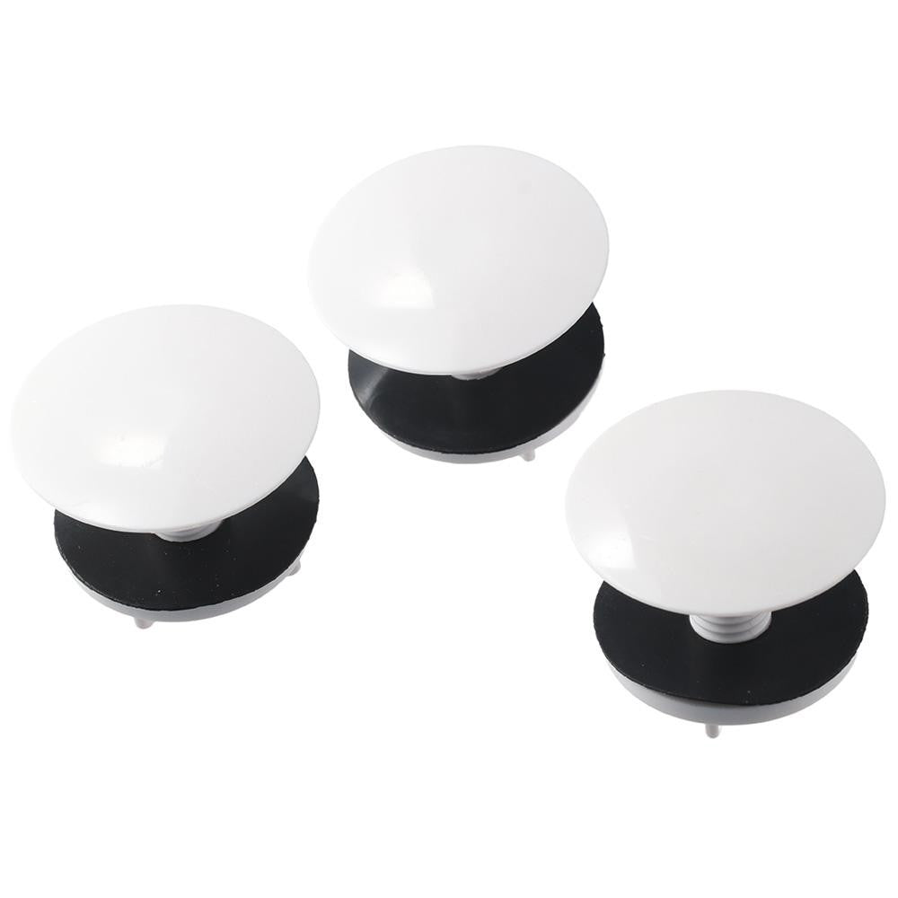3pcs White Faucet Hole Cover Kitchen Sink Tap  For Tap Holes Plate Stopper Cover