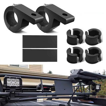 1 Pair Car Motorcycle Spotlight Mounting Bracket Light Clip Fixing Holder Shelf
