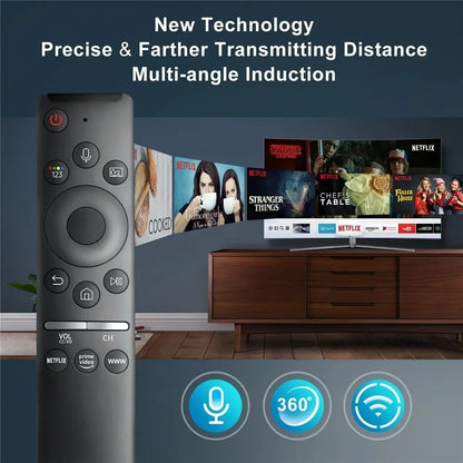Universal Voice Remote Control Compatible with All Samsung Smart TV With Voice Function