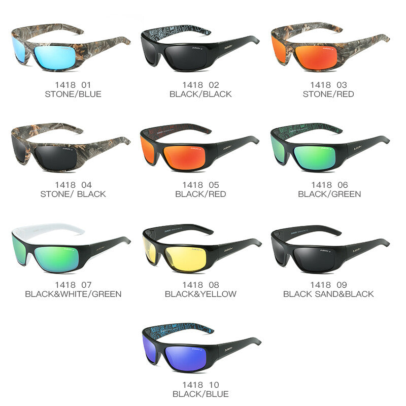 DUBERY Sunglasses Polarized Men's Glasses Sports Driving Fishing Eyewear UV400