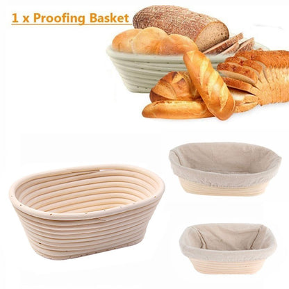 Proofing Basket Round Oval Baking Dough Basket Rattan Sourdough Banneton Bread
