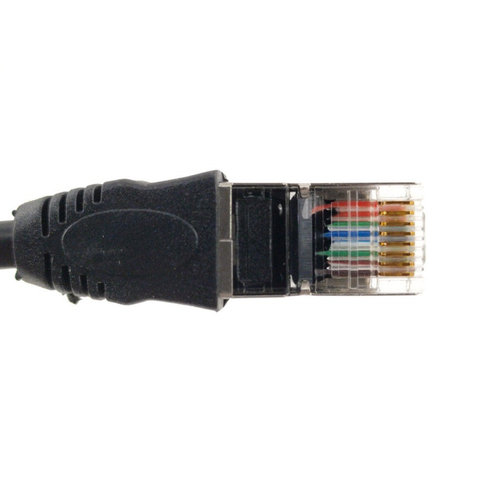 Angle Panel Mount Extension Cables RJ45 Cable Network Wire Ethernet LAN Cord