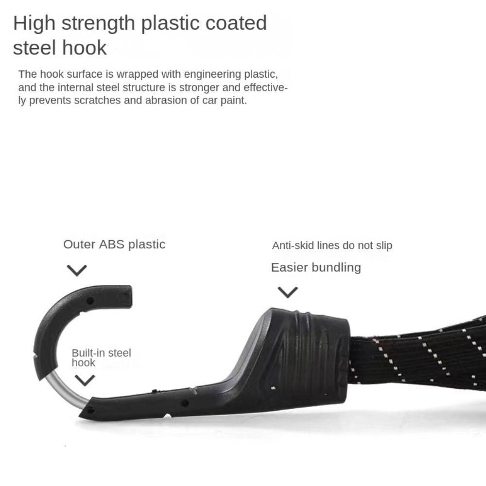 Retractable Motorcycle Luggage Strap Universal Elastic Rope