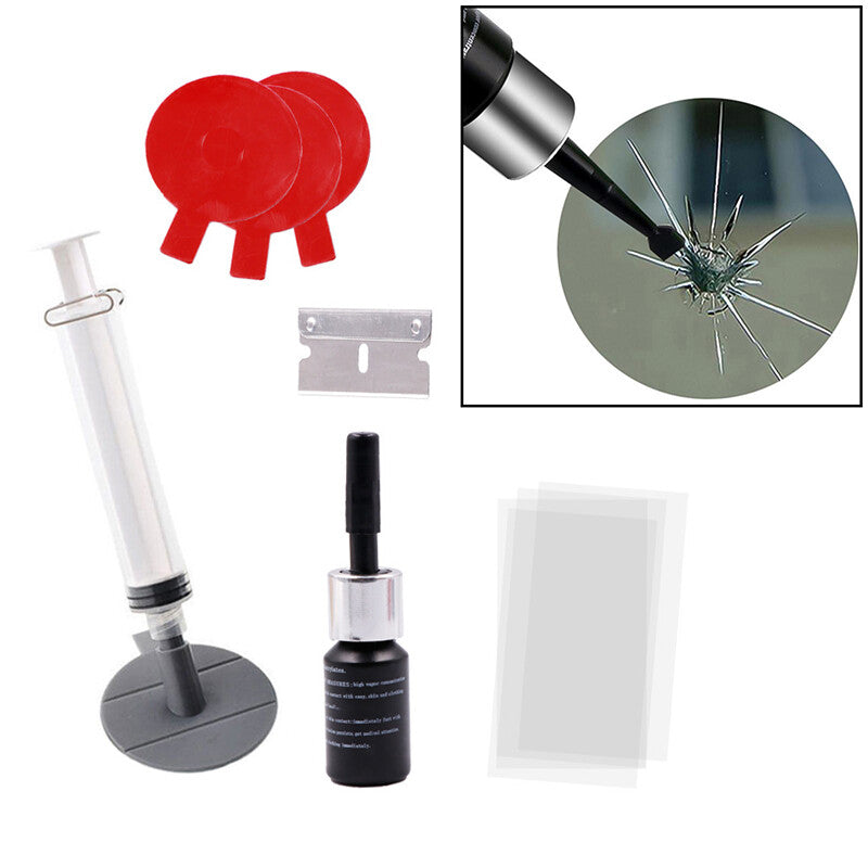 Car Windscreen Repair Kit Crack Chip Resin Window Glass Recovery Tool Auto DIY