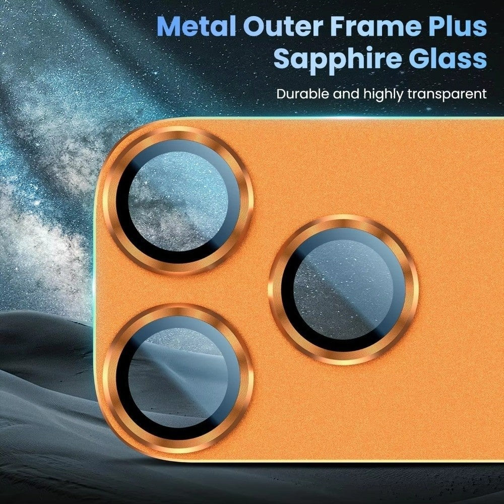Metal Tempered Glass Camera Lens Cover Compatible with iPhone 17Pro/17 Pro Max
