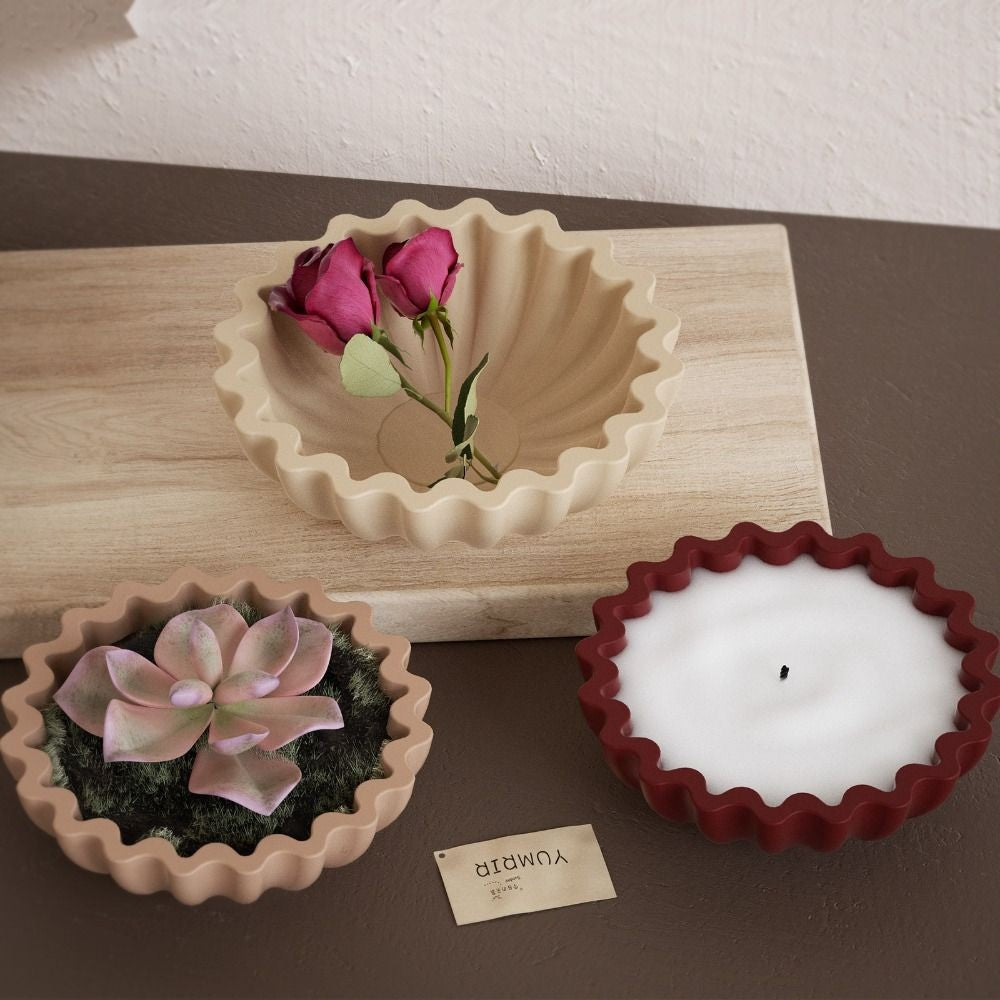 3D Storage Box Silicone Mold Lace Bowl Resin Mold Plaster Mold  Home Decor
