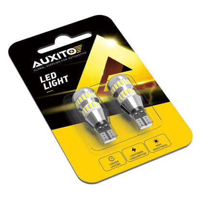 AUXITO T15 912 921 CANBUS Free Reverse Wedge LED Globe Light Car Bulb 6500K Pair