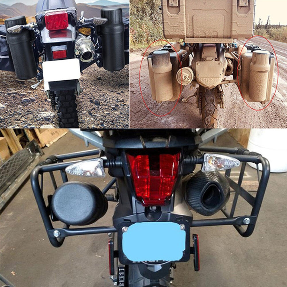 Universal Waterproof Motorcycle Tool Tube Gloves Raincoat Storage Box Holder AU