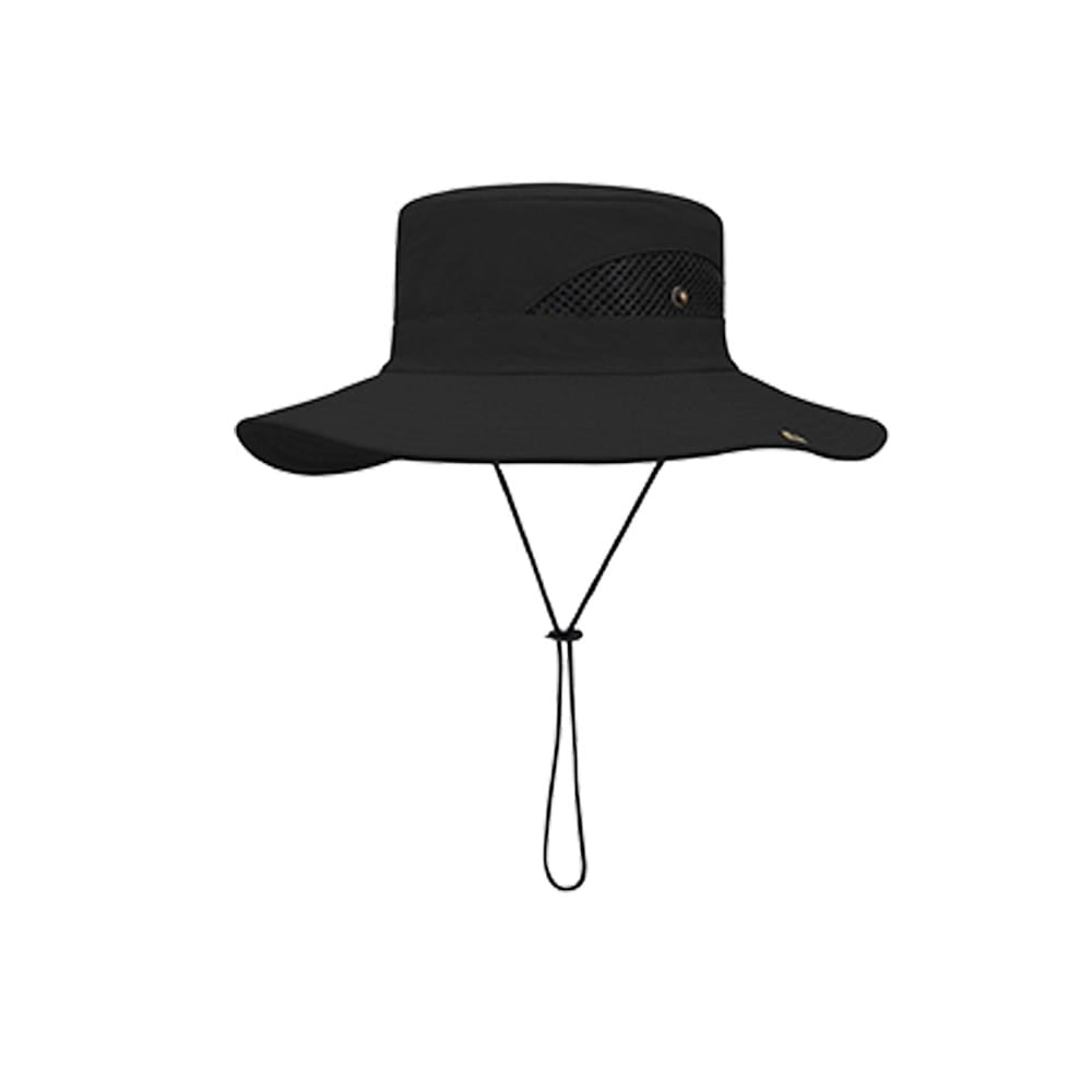 Men Wide Brim Bucket Hat UV-proof Cap Fishing Hiking Camping Beach Outdoor Sun