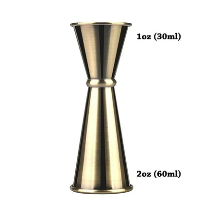 Stainless Steel Jigger Double Shot Drink Spirit Measure Cocktail Measure 30/60ml