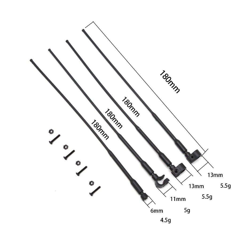 RC Crawler Antenna 1/8 1/10 Simulated RC Car Accessories for TRX4 SCX10 RC4WD