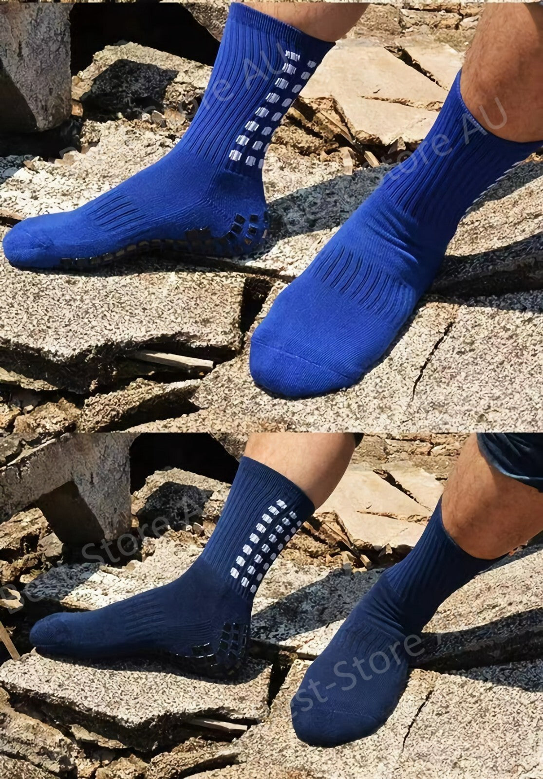 Sports Socks Anti-Slip Skid Hospital Soccer Basketball Football Grip Dots Train