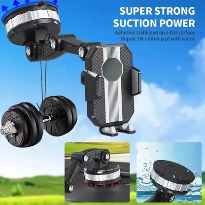 Universal Large Suction Cup Car Mobile Phone Holder Car Windshield For iPhone AU