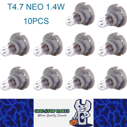 10 x T4.7 NEO 1.4w NEO Canbus Standard Neo Incandescent Globes (10pcs)