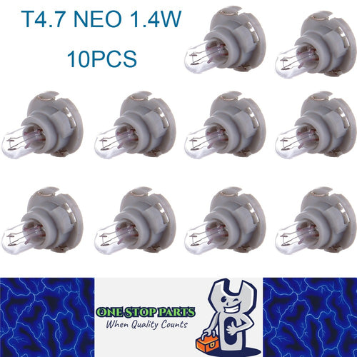 10 x T4.7 NEO 1.4w NEO Canbus Standard Neo Incandescent Globes (10pcs)