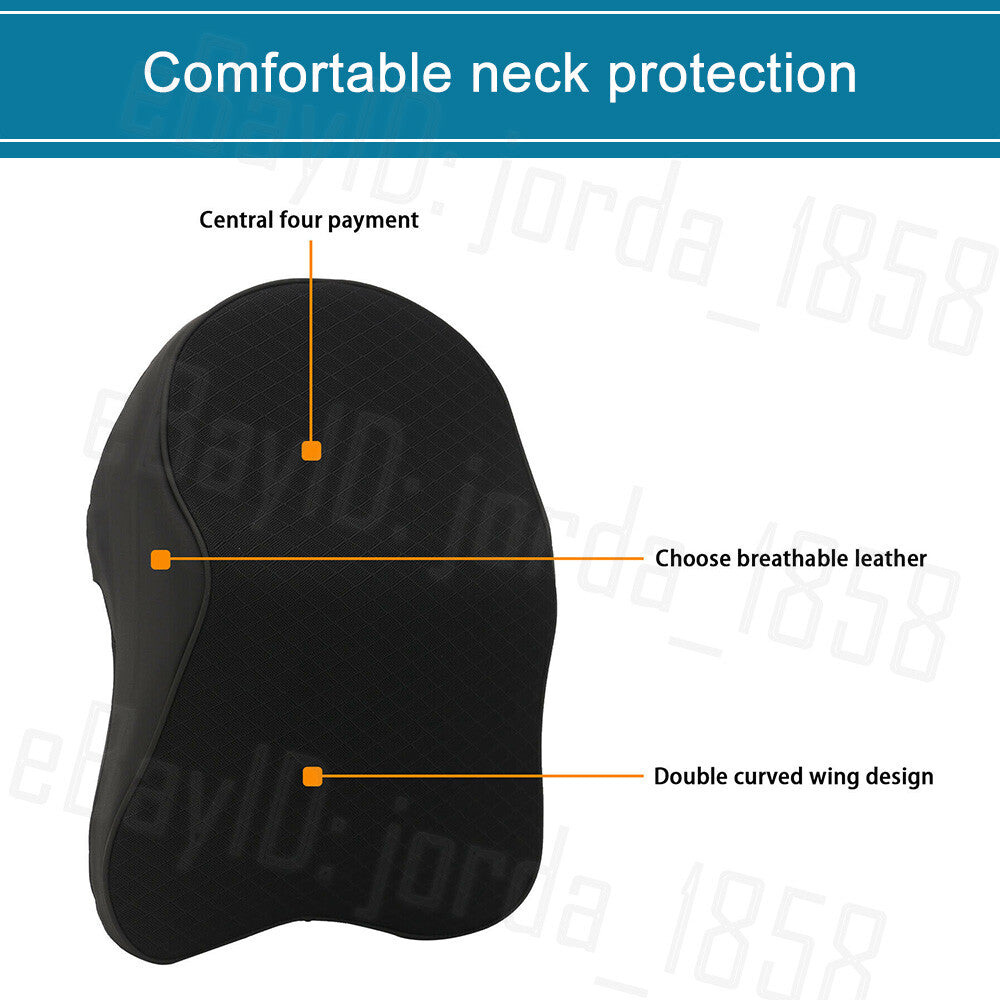 Car Seat Headrest Pad Memory Foam Pillow Head Neck Rest Support Cushion Mat AU – Compatible with Seat
