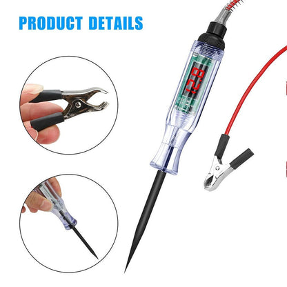 6-24V Digital Electric Circuit LCD Tester Test Lights Car Truck Probe Pen