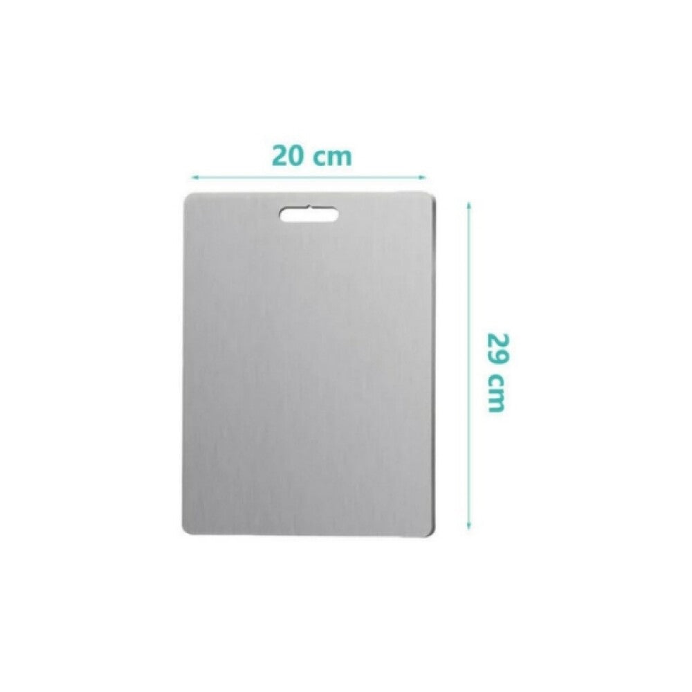 5 Size 304 Stainless Steel Thickened Cutting Board Antibacterial Mildew-proof Kneading Dough Board Kitchen Fruit vegetable