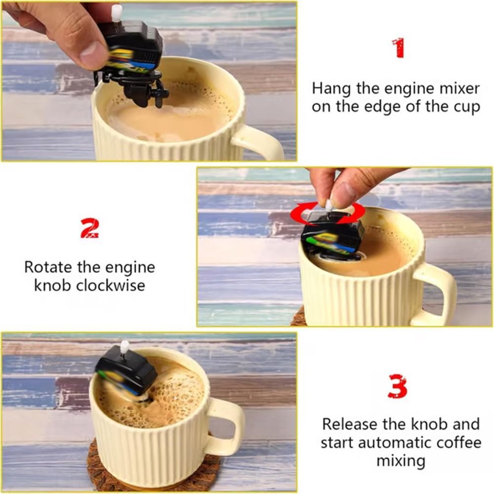 Unique Boat Engine Coffee Stirrer Novelty Boat Motor Coffee Mixer  Gifts