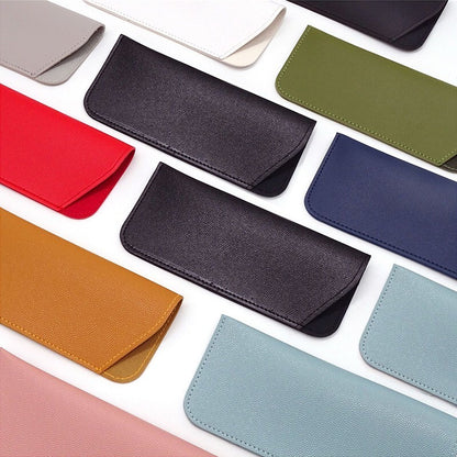 PU Leather Eyeglass Sunglasses Reading Glasses Case Soft Pouch Bag Pocket AU