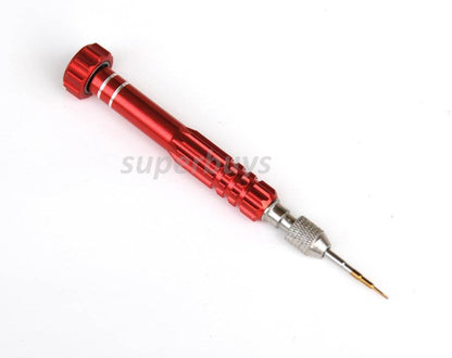 Red 5 in1 Screwdriver Screw Cellphone Repair Kit Mobile Watch Phone Tool Torx T6