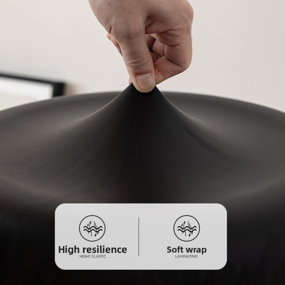 Waterproof Round Seat Cover Bar Stool Chair Cover Compatible with Restaurant Hotel