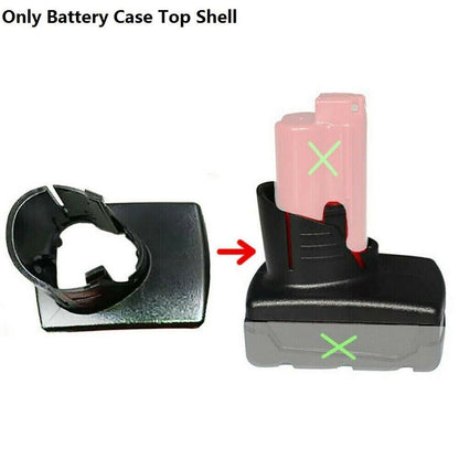 1/5/10x M12 Li-ion Battery Plastic Case Box Holder Top Shell Tool For Milwaukee