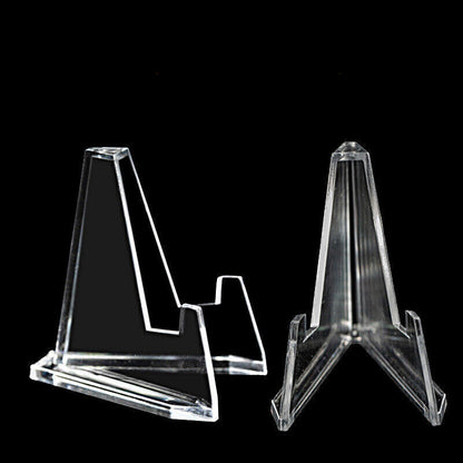 20PCS Acrylic Clear Stand for Trading Card PSA Pokemon Card Holders Small Stand